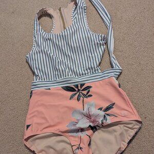 Albion Fit Racer/tie back swimsuit